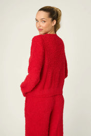 Boucle Bundle Up PJ Set / Samba Red