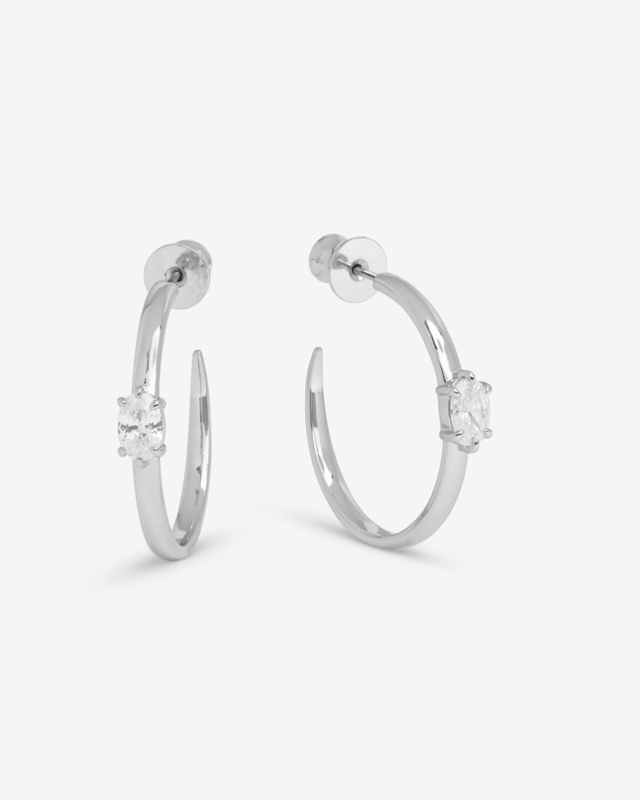 She’s on Point Hoops - Silver 1”