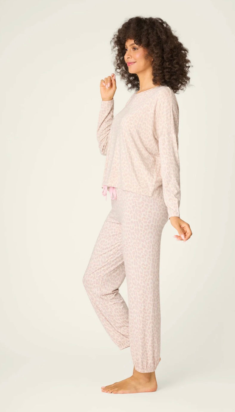 PJ Salvage Luxe Leopard Pant