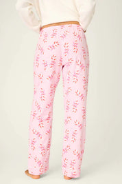 PJ Salvage-Sweeter Than Sugar Candy Cane Print Flannel Pants
