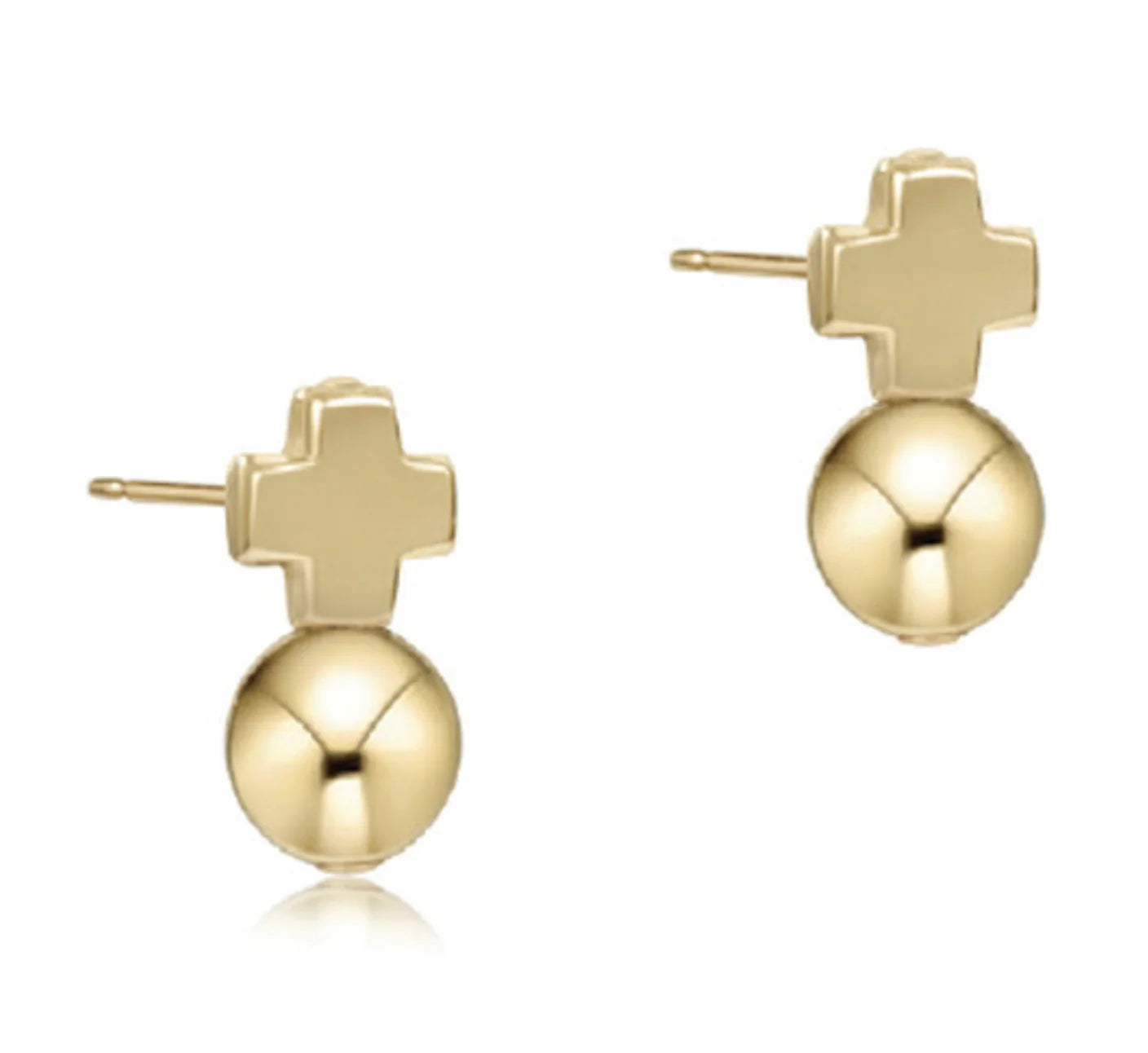 Signature Cross Gold Stud - Classic Gold