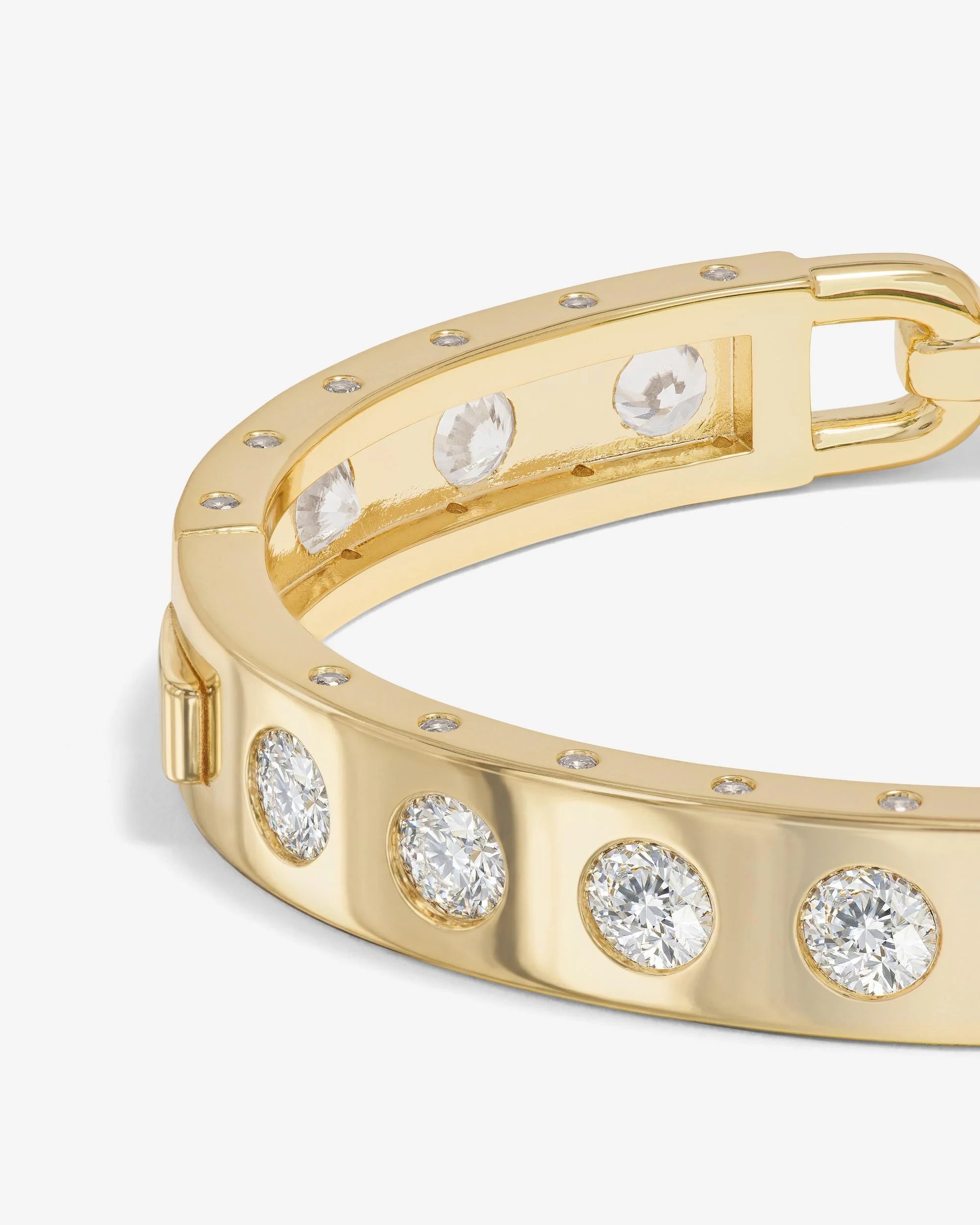 Ashley Rodeo Lock Cuff 9mm- Gold