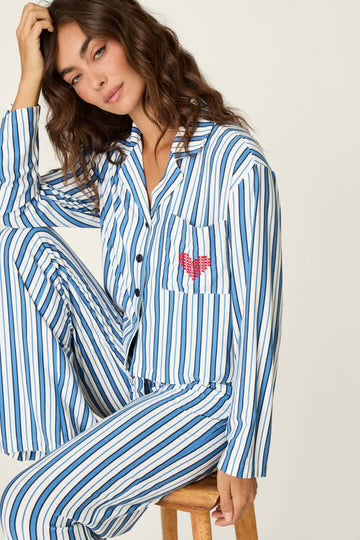 PJ Salvage Pajama Set - Soirée Dreams Coast