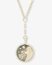 Melinda Maria Zodiac Medallion Necklace