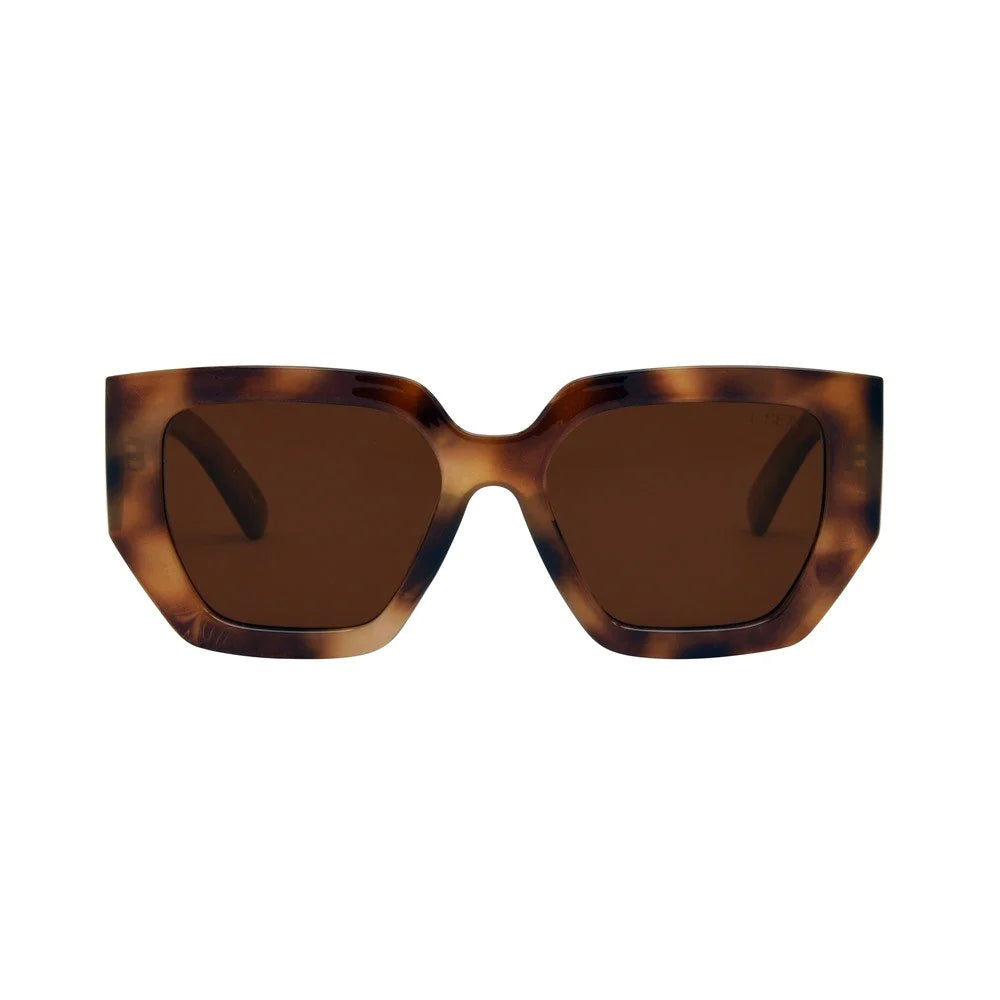 Sunglasses- Olivia- Mocha Tortoise/ Brown Lens