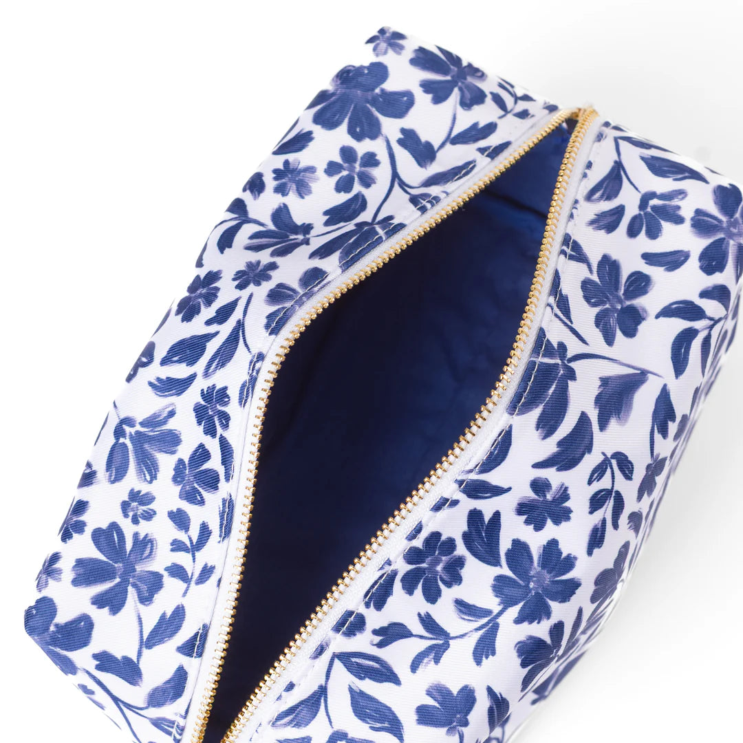 Cosmetic Bag - Porcelain Floral