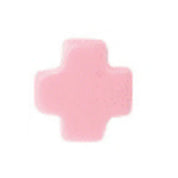 Signature Cross Small Gold Pattern 2mm Bead Bracelet - Pink