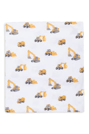 Bamboo Knit Swaddle Blanket- Dozer