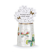 Vase Scattered Butterfly Picked For You