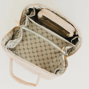 Martha Quilted Cosmetics Bag / Pink