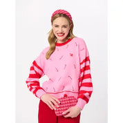 Candy Cane Relaxed Sweater