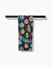 Tea Towel - Shiny Ornaments