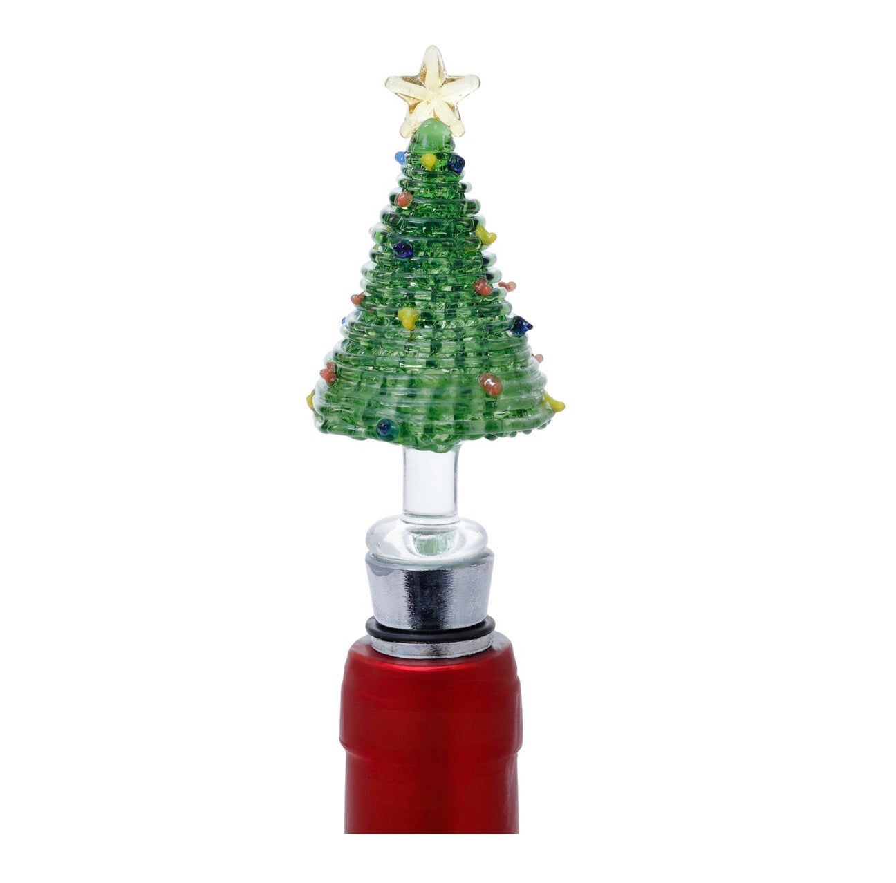 Glass Tree Bottle Stopper in Gift Box