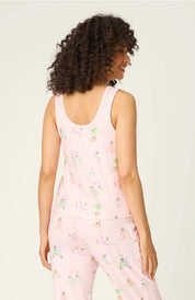 Pupcation Palms Sunnies & Sunshine Tank Top