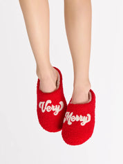 Slippers Verry Merry / Red