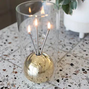 Everlasting Candle Glass Hurricane Candle Holder
