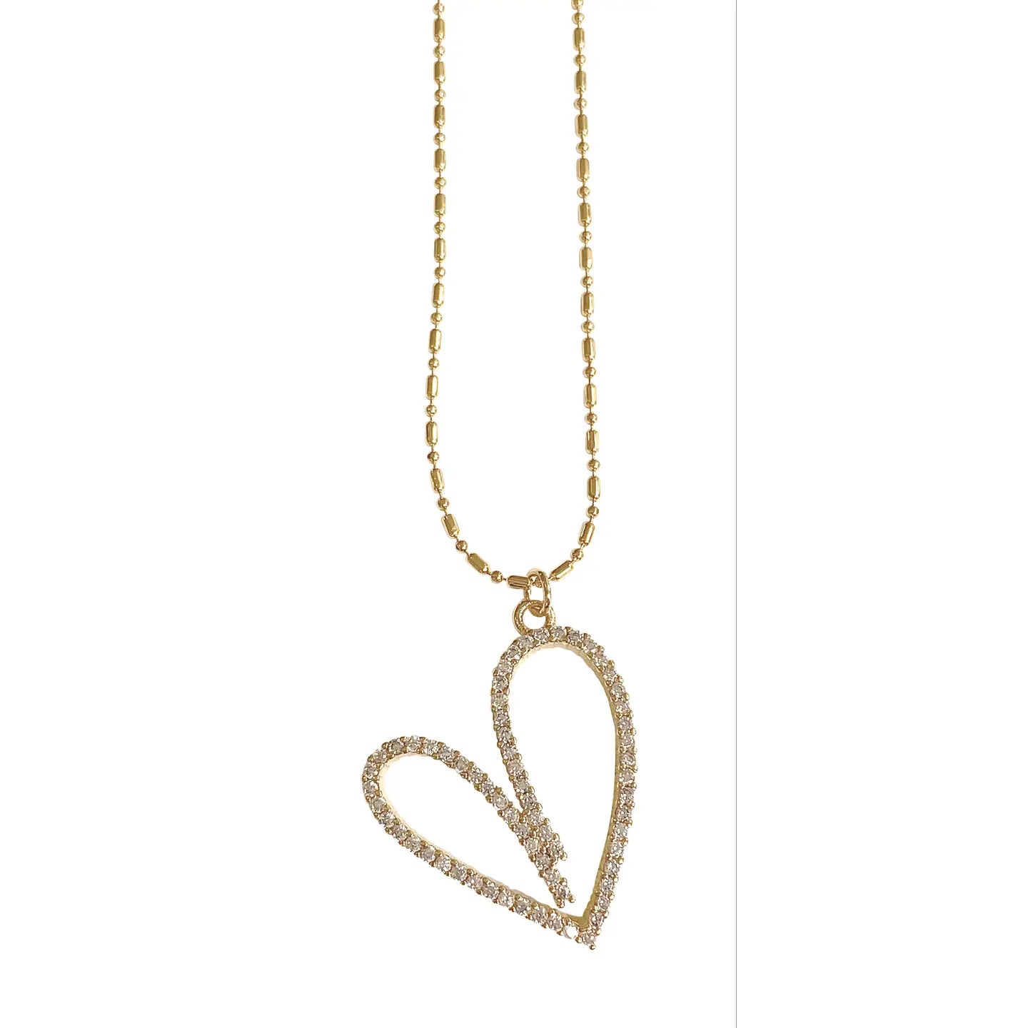 Open Heart Necklace