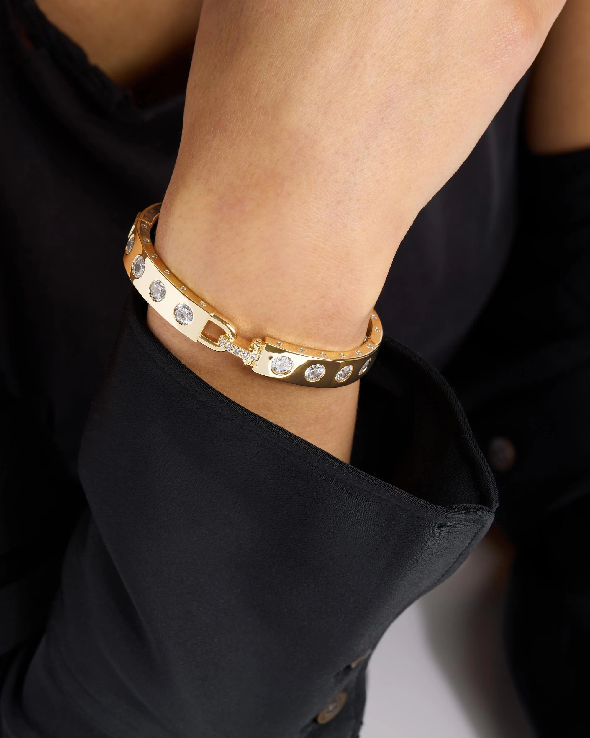 Ashley Rodeo Lock Cuff 9mm- Gold