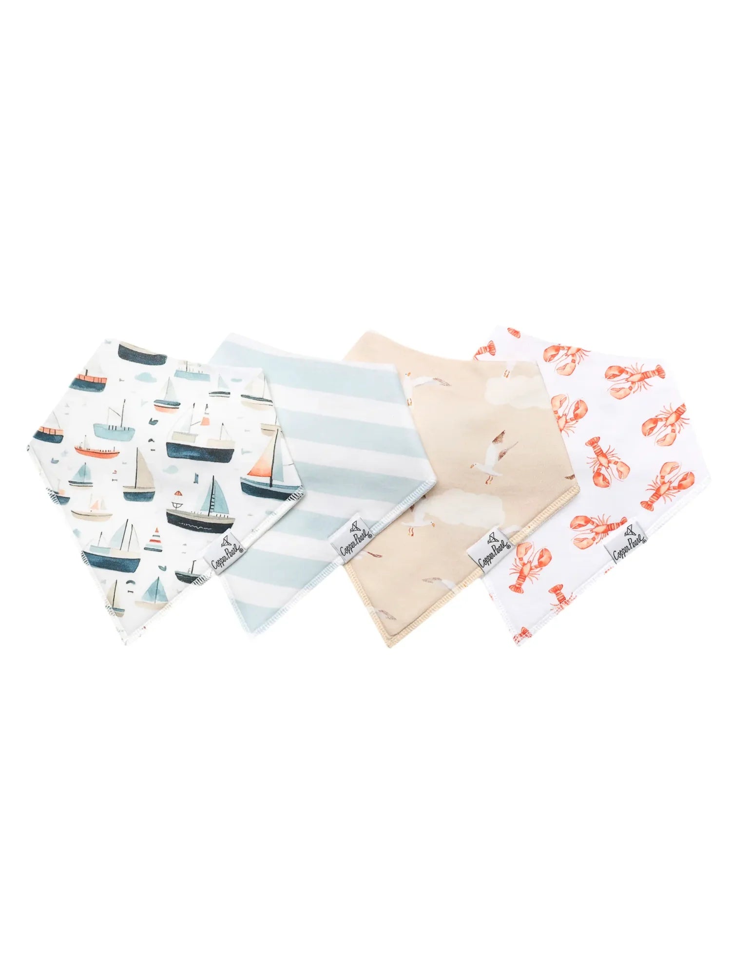 Bandana Bib Set of 4- Fischer