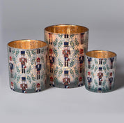 Nutcracker Votive Holders Set Of 3