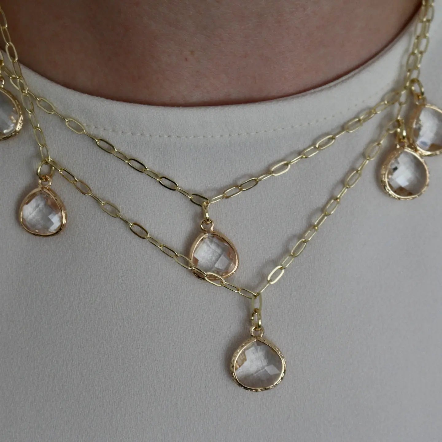Eternity Necklace - Teardrop