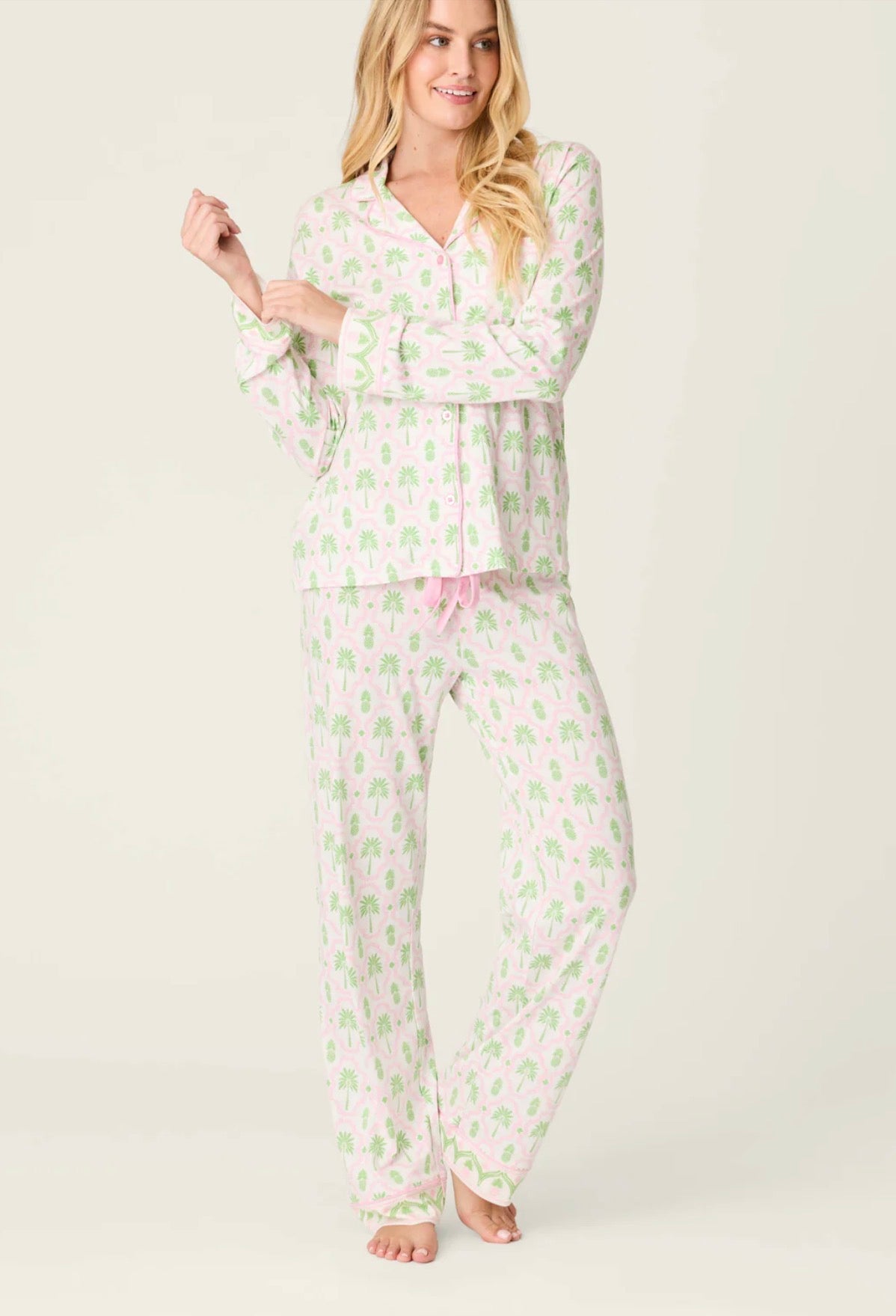 Playful Prints Island Time Open Leg PJ Pants