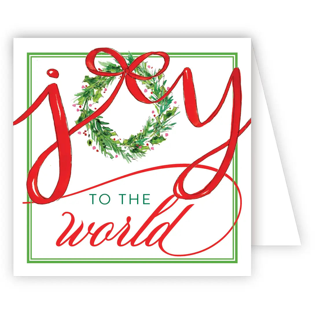 Enclosure Card-Joy Wreath
