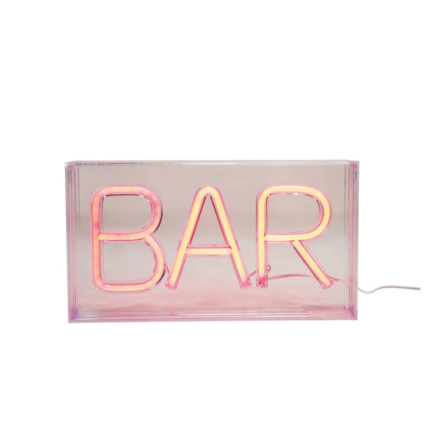Plastic LED Neon Light with USB Cord "BAR"