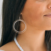 Mixed Metal Hoop - Plain