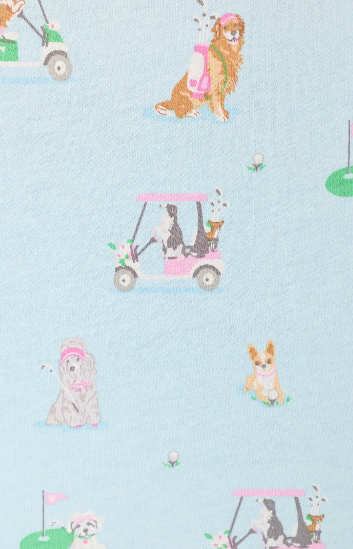 PJ Salvage Whimsy Putter Pup Cropped PJ Set