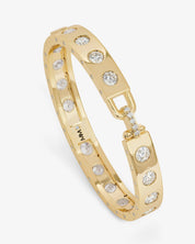 Ashley Rodeo Lock Cuff 9mm- Gold