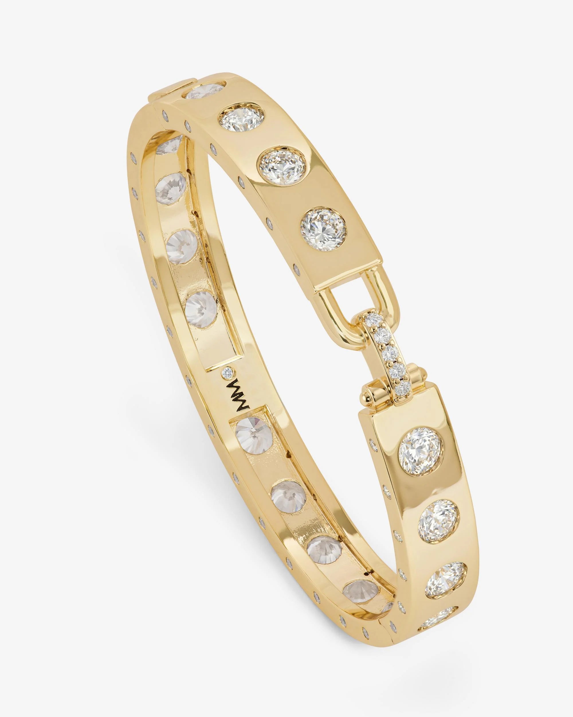 Ashley Rodeo Lock Cuff 9mm- Gold