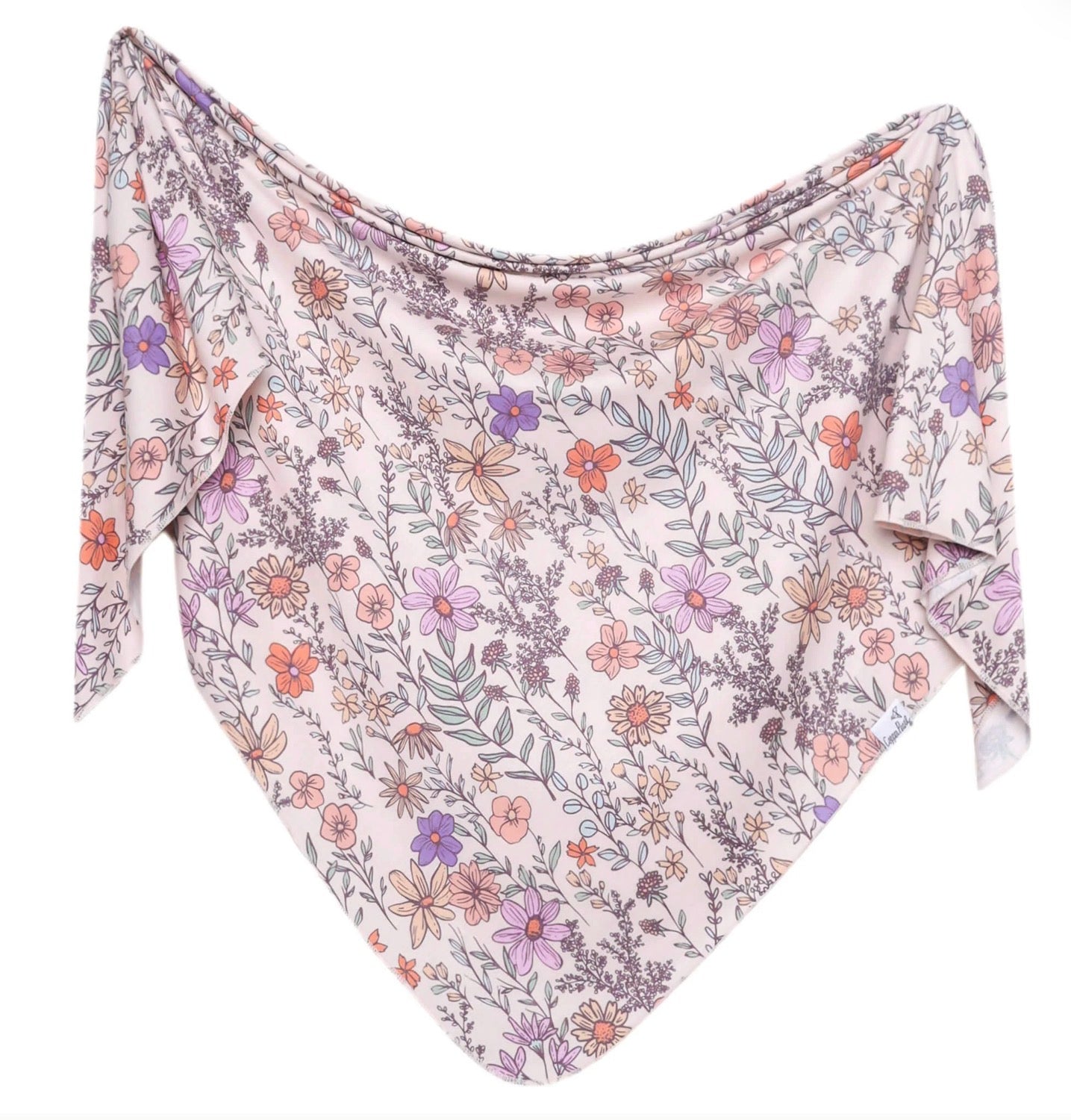 Knit Swaddle Blanket- Flora