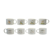14 oz. Stoneware Mug / 4 Christmas Sayings