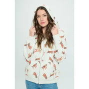 Zip Up Hoodie - Tiger