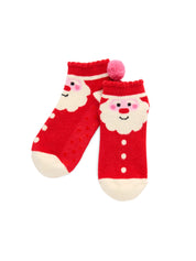 Santa Home Socks - Red