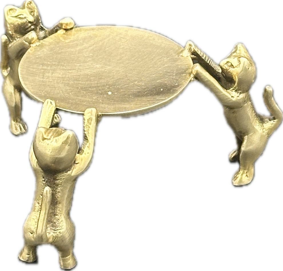 Three Cat Trinket Dish