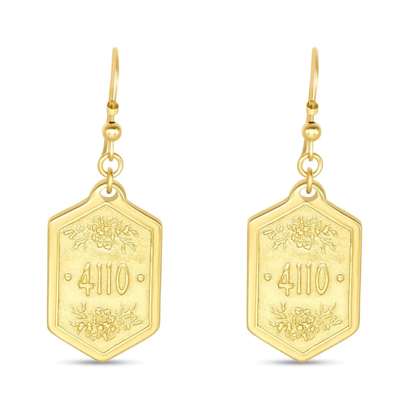 French Hook Earrings Isaiah 41:10