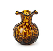 Ruffled Edge Vase / Tortoise