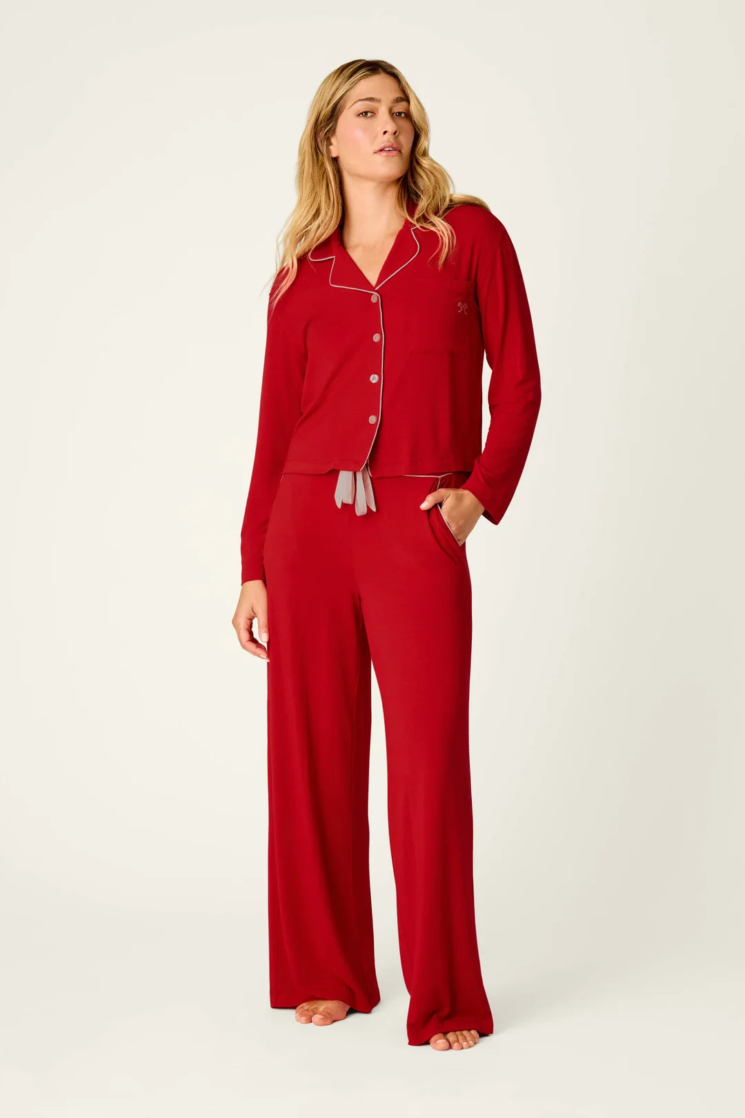 Sweetheart Dreams Red Long Sleeve PJ Set