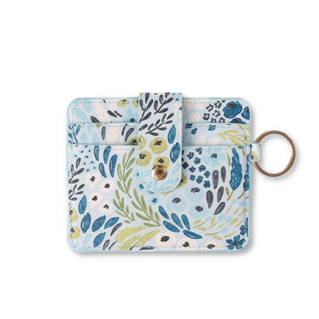 Card Wallet - Waterfall Floral