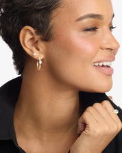 She’s on Point Hoops 1” - Gold