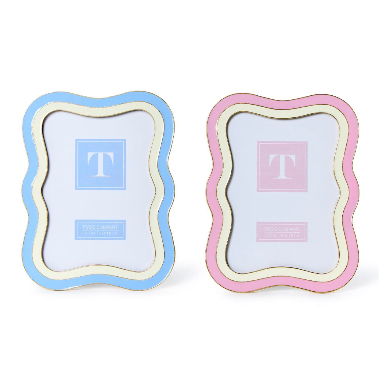 Waves Photo Frames- Pink/Blue