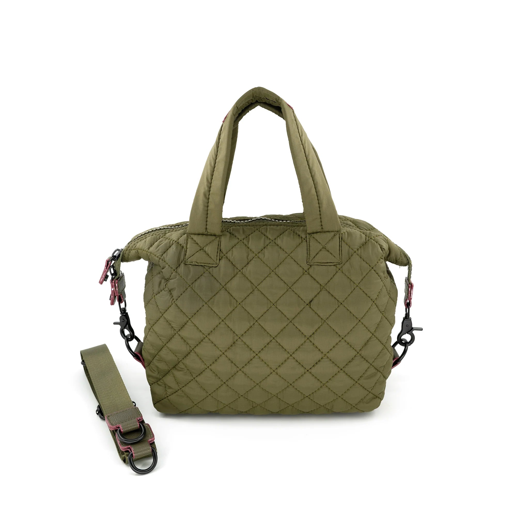 Mini Quilted Bag - Olive