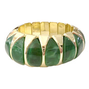 Jess Stretch Bracelet- Forest Green