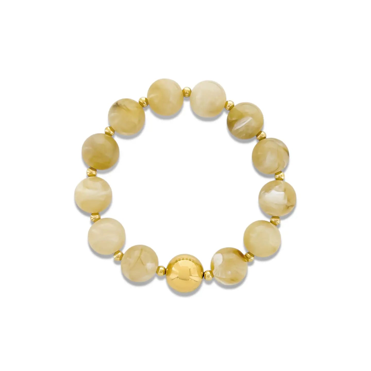 Chunky Stretch Bracelet - Toffee