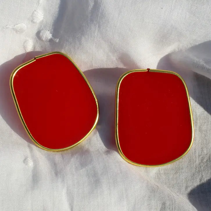 Loud Italians 02 Resin Small Stud Statement Earring