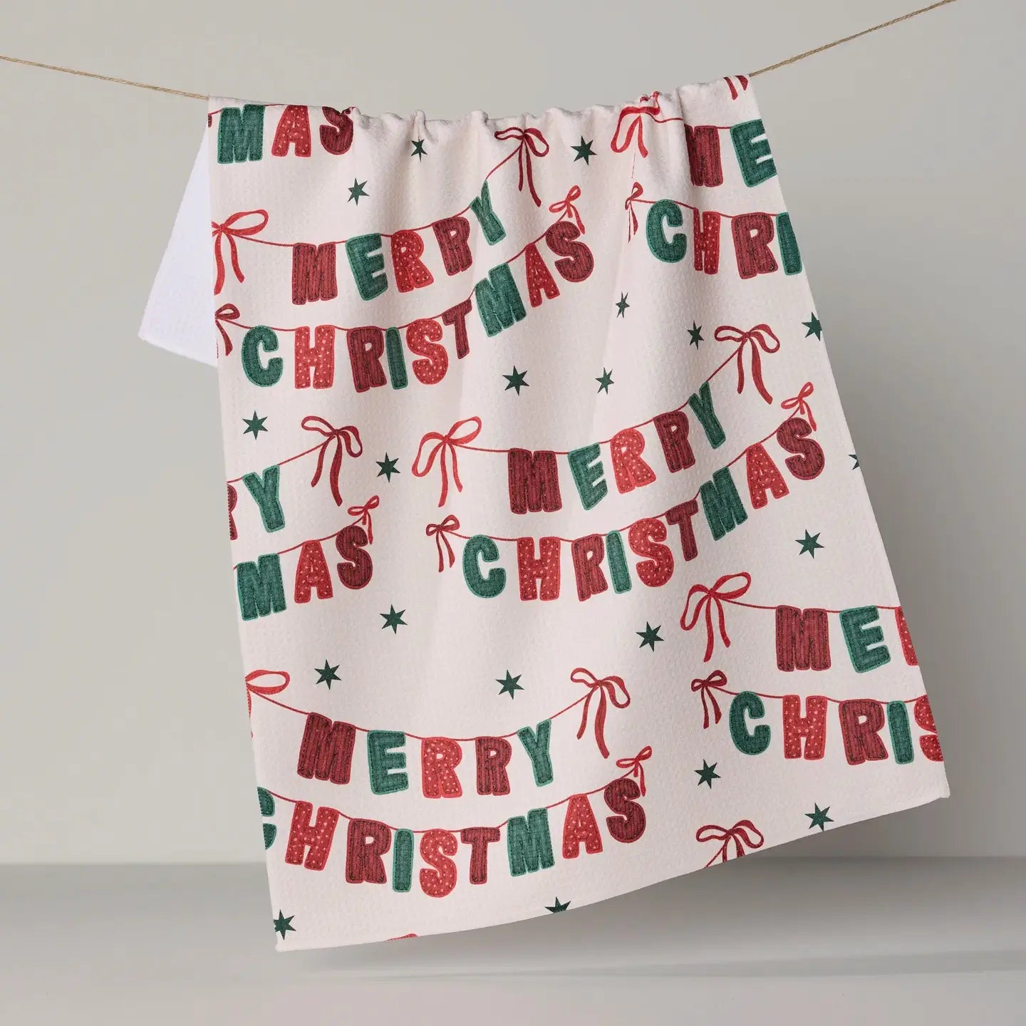 Tea Towel - Christmas Banner