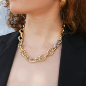 Two Tone Chain Necklace