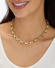 Ashley Chain Link Necklace 4MM - Gold